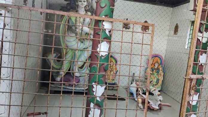 Patuakhali temple attacked, image broken, Oct 2023